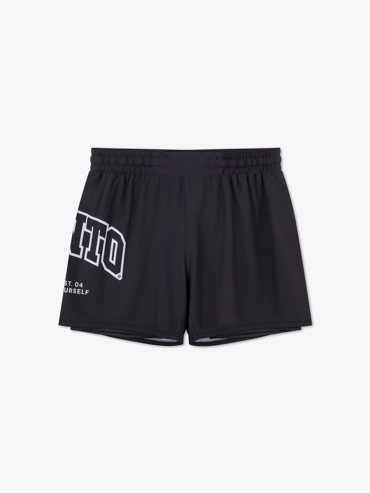 MANTO hybrid fightshorts Varsity - Black